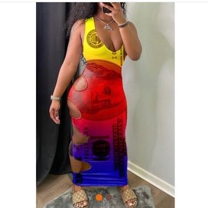 Brand new long money dress size medium